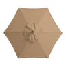 6 Bones Parasol Umbrella Surface Without Stand 2m Parasol Replaceable Cloth Waterproof UV Protection for Outdoor Beach Garden