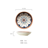 6 Inch Ceramic Dessert Snack Plate Japanese Sushi Dishes Tableware Disposable Kitchenware Table Decoration & Accessories