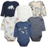 6 PCS/Lot Baby Boys Girls Bodysuit Long Sleeve 100% Cotton Baby Boys Clothes Newborn Body Bebe Jumpsuit Clothing kids Costume