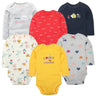 6 PCS/Lot Baby Boys Girls Bodysuit Long Sleeve 100% Cotton Baby Boys Clothes Newborn Body Bebe Jumpsuit Clothing kids Costume