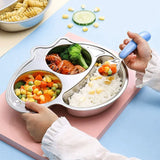 6 Pieces Kids Toddler Utensils Stainless Steel Fork And Spoon Safe Children's Flatware Set Round Handle For Baby