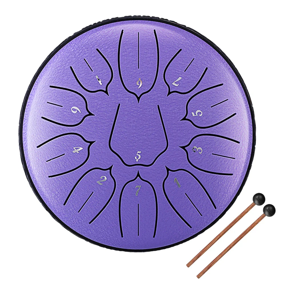 6 inch Tongue Drum 11-Tone 3 inch 6-Tone Steel Hand Pan Drums with Drumsticks Drum Accessories Music drum sets Drums Instruments