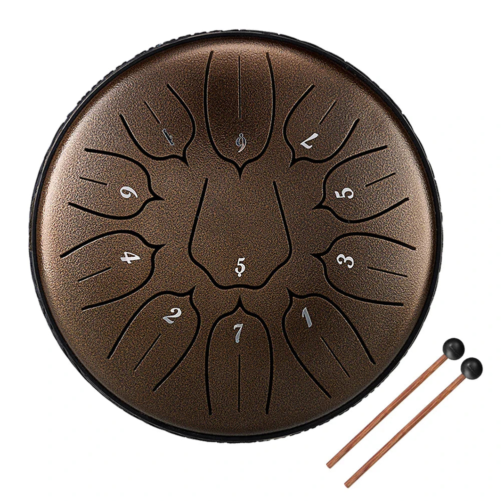 6 inch Tongue Drum 11-Tone 3 inch 6-Tone Steel Hand Pan Drums with Drumsticks Drum Accessories Music drum sets Drums Instruments