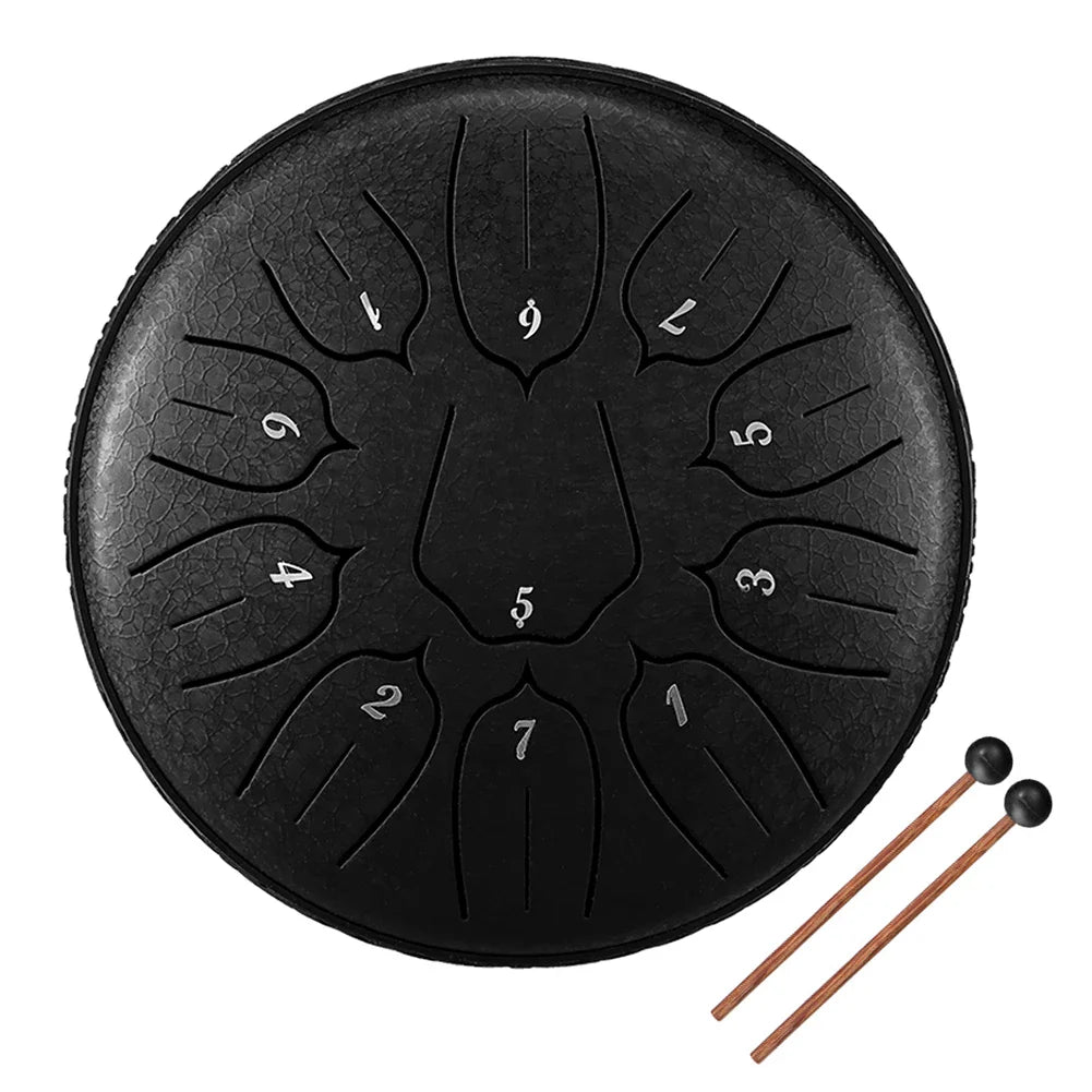 6 inch Tongue Drum 11-Tone 3 inch 6-Tone Steel Hand Pan Drums with Drumsticks Drum Accessories Music drum sets Drums Instruments