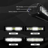 6000LM Bike Front Light Bicycle Lamp 8000Mah Aluminum Alloy Waterproof Flashlight Usb Charge Mountain Mtb Cycling Accessories