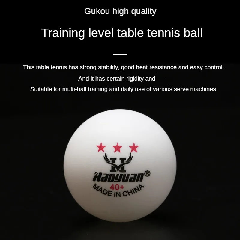 60Pcs Professional 3 Star Table Tennis Balls D40+mm 2.8g New Material ABS Plastic Ping Pong Ball Adult Training For Competition