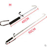 65/90/120CM Retractable Stainless Steel Telescopic Sea Fishing Spear Hook Tackle Suitable All Kinds Of Heavyweight Fish Active