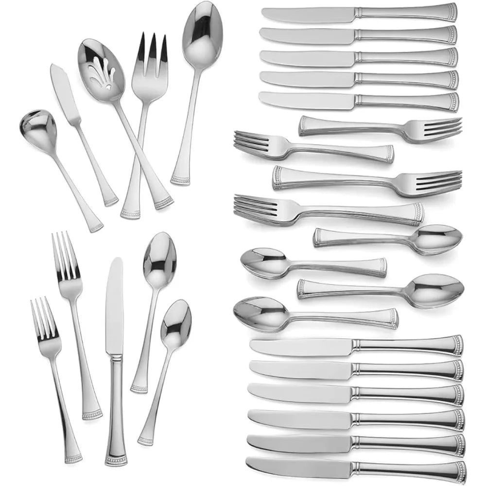 65-Piece Flatware Set Freight Free Table Decorations Complete Tableware Disposable Kitchenware Table Decoration & Accessories