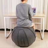 65cm Linen Yoga Ball Cover Balance Ball Protector Home Gym Yoga Pilates Fitness Body Building Balanca Exercise Pilates Ball