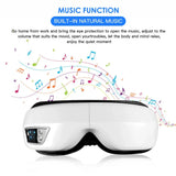 6D Smart Airbag Vibration Eye Massager Eye Care Instrumen Heating Bluetooth Music Relieves Fatigue and Dark Circles Sleep Mask