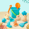 6Pcs/Set Silicone Beach Sensory Bucket Toy Animal Model Sand Plage for Children Parent Interactive Beach Water Play Toys for Kid