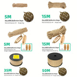 6mm Thickened Reflective Tent Rope Outdoor Wind Rope Camping Canopy Awning Fixed Safety Windproof Rope Umbrella Paracord Rope