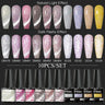 7/10/12PCS/SET Cat Magnetic Gel Nail Polish Set 9D Reflective Glitter Gel Semi Permanent UV Gel Soak Off Sparkling Nail Art Kits