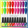 7/10/12PCS/SET Cat Magnetic Gel Nail Polish Set 9D Reflective Glitter Gel Semi Permanent UV Gel Soak Off Sparkling Nail Art Kits