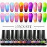 7/10/12PCS/SET Cat Magnetic Gel Nail Polish Set 9D Reflective Glitter Gel Semi Permanent UV Gel Soak Off Sparkling Nail Art Kits