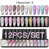 7/10/12PCS/SET Cat Magnetic Gel Nail Polish Set 9D Reflective Glitter Gel Semi Permanent UV Gel Soak Off Sparkling Nail Art Kits