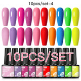 7/10/12PCS/SET Cat Magnetic Gel Nail Polish Set 9D Reflective Glitter Gel Semi Permanent UV Gel Soak Off Sparkling Nail Art Kits