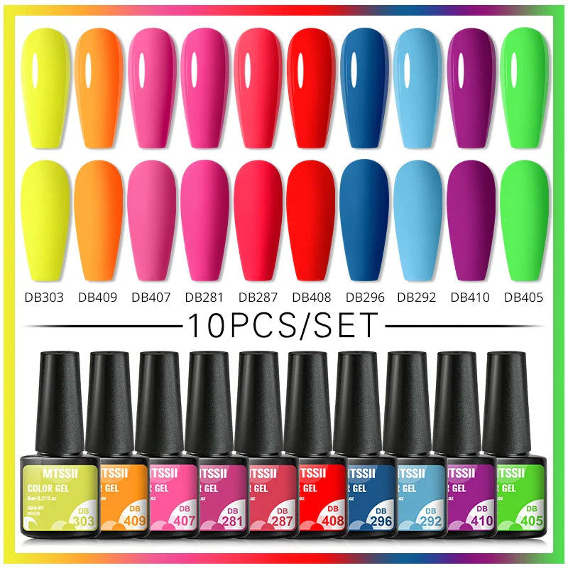 7/10/12PCS/SET Cat Magnetic Gel Nail Polish Set 9D Reflective Glitter Gel Semi Permanent UV Gel Soak Off Sparkling Nail Art Kits