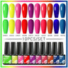 7/10/12PCS/SET Cat Magnetic Gel Nail Polish Set 9D Reflective Glitter Gel Semi Permanent UV Gel Soak Off Sparkling Nail Art Kits