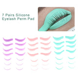 7 Pairs Silicone Eyelash Perm Pad Recycling Makeup Lifting Lashes Rods Shield 3D Eyelash Curler Accessories Applicator Tools