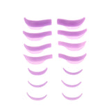 7 Pairs Silicone Eyelash Perm Pad Recycling Makeup Lifting Lashes Rods Shield 3D Eyelash Curler Accessories Applicator Tools