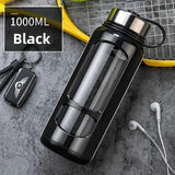 700/1000ml Large Capacity Portable Glass Water Bottles Outdoor Sports Water Bottle Leak-proof Bike Climbing Drinkware