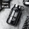 700/1000ml Large Capacity Portable Glass Water Bottles Outdoor Sports Water Bottle Leak-proof Bike Climbing Drinkware