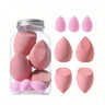 7Pcs Makeup Sponge with Storage Box Foundation Powder BB Cream Professional Cosmetic Puff Sponge Tools Make Up Accessorie