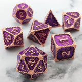 7pcs Dnd Dice Set for TRPG&RPG D&D Dice 7 PCs DND Dice Polyhedral Dice Set for Role Playing Game RPG Pathfinder D20 D8 D6 D4