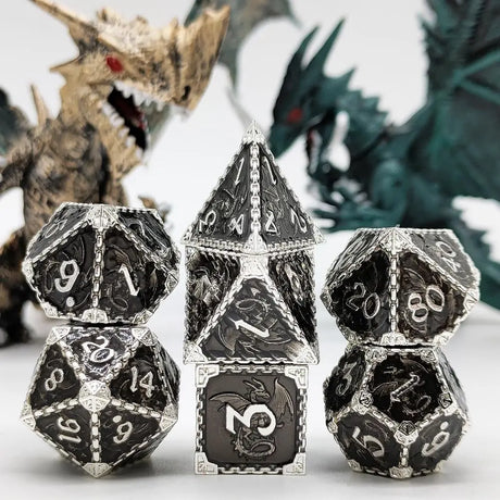 7pcs Dnd Dice Set for TRPG&RPG D&D Dice 7 PCs DND Dice Polyhedral Dice Set for Role Playing Game RPG Pathfinder D20 D8 D6 D4