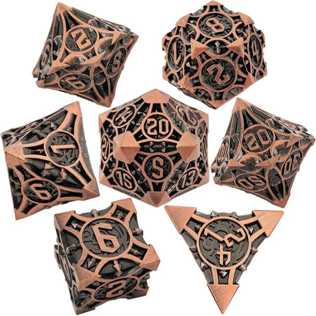 7pcs Dnd Dice Set for TRPG&RPG D&D Dice 7 PCs DND Dice Polyhedral Dice Set for Role Playing Game RPG Pathfinder D20 D8 D6 D4