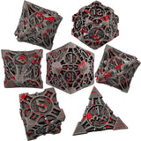 7pcs Dnd Dice Set for TRPG&RPG D&D Dice 7 PCs DND Dice Polyhedral Dice Set for Role Playing Game RPG Pathfinder D20 D8 D6 D4