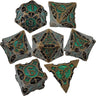 7pcs Dnd Dice Set for TRPG&RPG D&D Dice 7 PCs DND Dice Polyhedral Dice Set for Role Playing Game RPG Pathfinder D20 D8 D6 D4