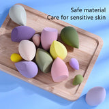 7pcs Makeup Sponges Egg Blender Cosmetics Powder Puff Foundation Loose Blush Mini Puffs Make Up Sponge Beauty Tools Accessories