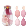 7pcs Makeup Sponges Egg Blender Cosmetics Powder Puff Foundation Loose Blush Mini Puffs Make Up Sponge Beauty Tools Accessories