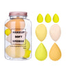 7pcs Makeup Sponges Egg Blender Cosmetics Powder Puff Foundation Loose Blush Mini Puffs Make Up Sponge Beauty Tools Accessories