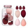 7pcs Makeup Sponges Egg Blender Cosmetics Powder Puff Foundation Loose Blush Mini Puffs Make Up Sponge Beauty Tools Accessories