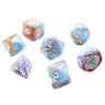 7pcs/set Polyhedral 7-Die Carved Pattern Dice Set D4 D6 D8 D10 D% D12 D20 For Game