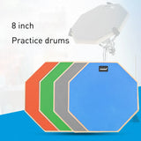 8 In Snare Drum Practice Pad For Drumming Double Sided Silent Practice Drum Pad Snare Practice Pad With Two Surfaces Practice