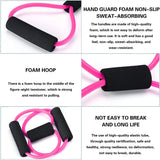 8 Shape Yoga Pull Up Band Elastic Band Rope Latex Rubber Arm Resistance Fitness Exercise Chest Expander Pilates Yoga Home Gym