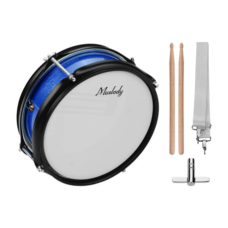 8inch Snare Drum Head with Drumsticks Shoulder Strap Drum Key for Student Band percussion instrument