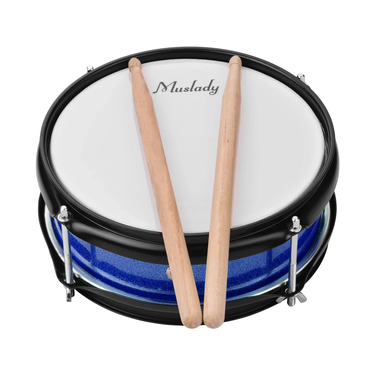 8inch Snare Drum Head with Drumsticks Shoulder Strap Drum Key for Student Band percussion instrument