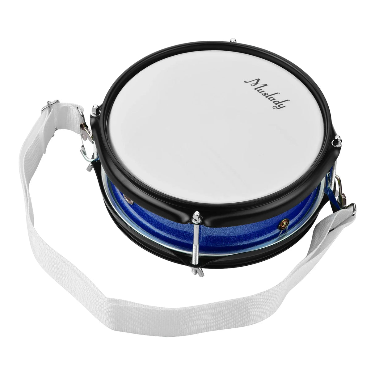 8inch Snare Drum Head with Drumsticks Shoulder Strap Drum Key for Student Band percussion instrument