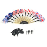 9 Pcs/Sets of Darts  With 30 Extra Tips Nice Flights Needle Replacement Professional Plastic Soft Tip Darts For Electronic Dart