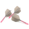 CUESOUL 929 New Launch ROST T19 Integrated Dart Shaft and Flights Big Wing Shape Ice Color-28/33mm