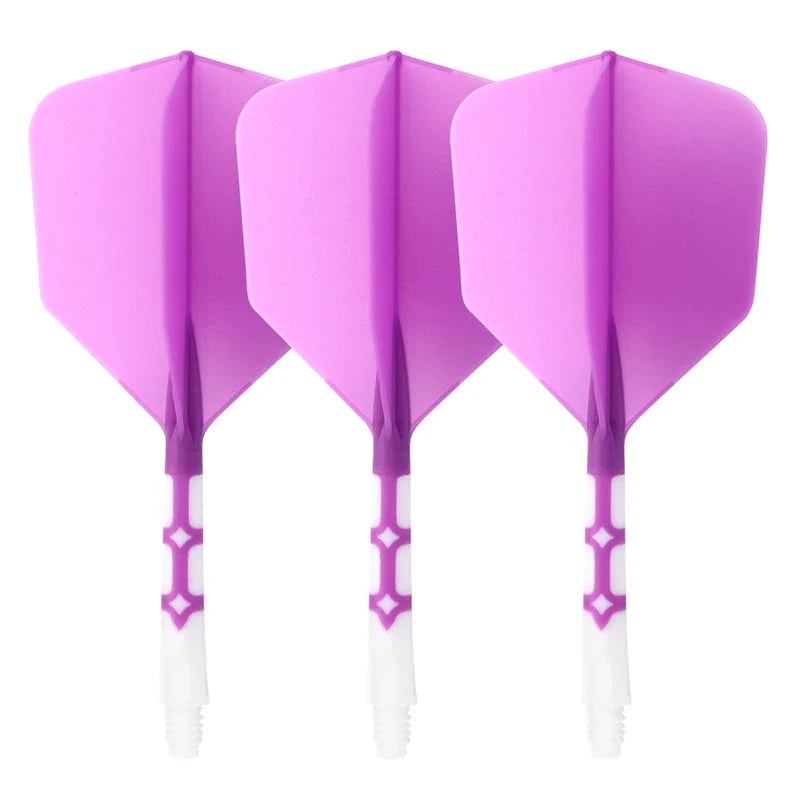 CUESOUL 929 New Launch ROST T19 Integrated Dart Shaft and Flights Big Wing Shape Ice Color-28/33mm