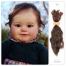 「natural curly hair」Witdiy brand reborn doll wig mohair is as soft as lanugo hair and uses safe dyes, so feel free