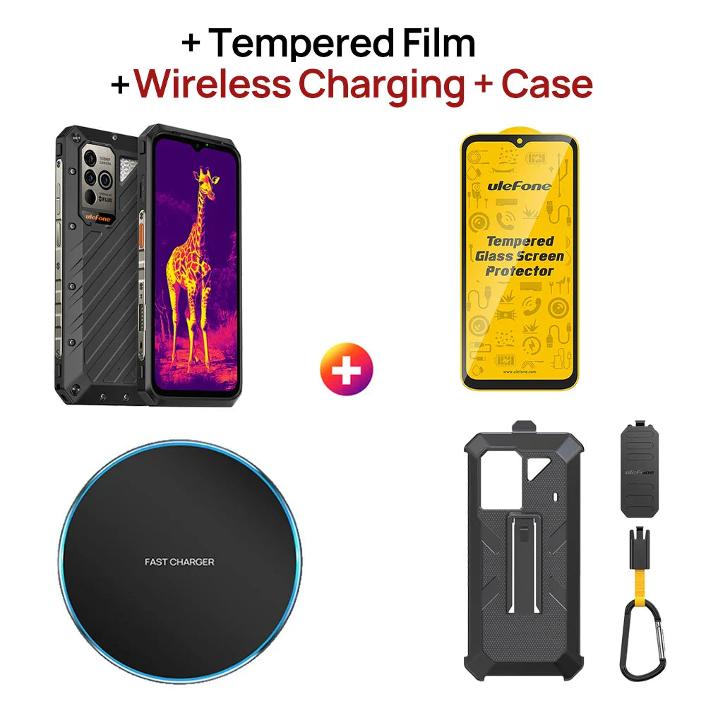 [World Premiere] Ulefone Power Armor 18T Ultra 5G Rugged Phone 512GB ROM +24GB RAM Thermal ImagingCamera FLIR® smartphone