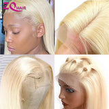 Short Cut 613 Bob Wig Pre Plucked Bone Straight Blonde 613 Hd Lace Frontal Wigs 13x4 HD Lace Front Human Hair Wig Closure Wigs