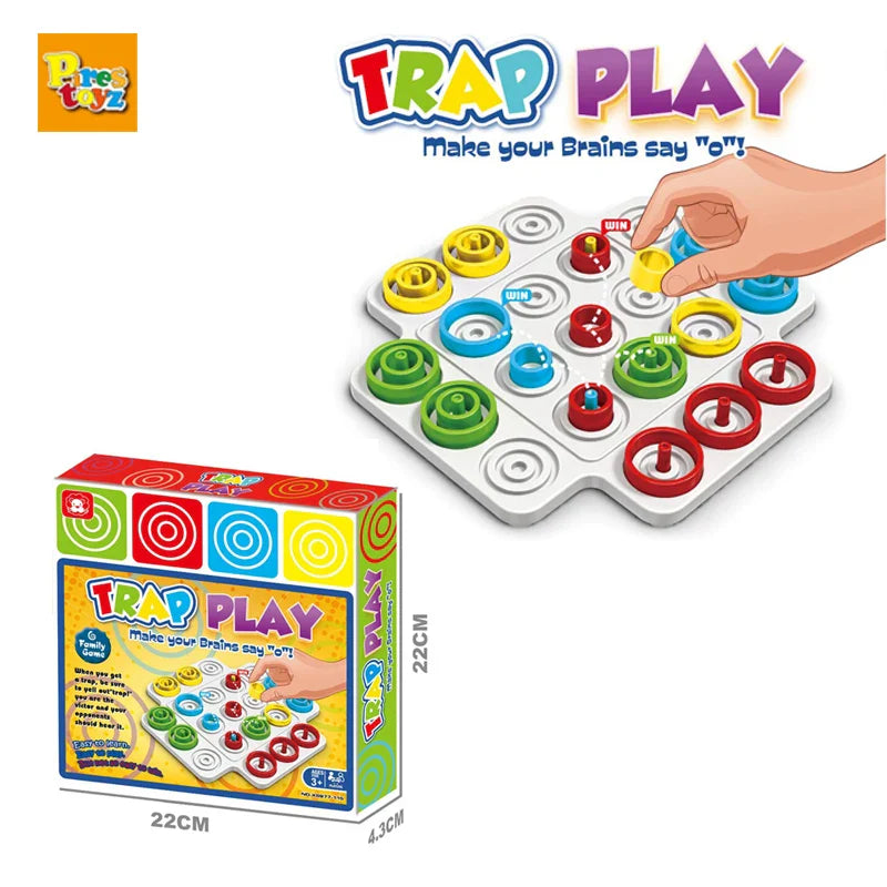 Montessori Trap Play Board Games Toys For Kids 3+ Years Old Family Interactive Party Games Eductaional Toys For Boys Xmas Gift